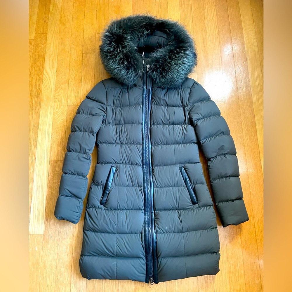 Mackage small Calla with fur trim down coat with fur collar